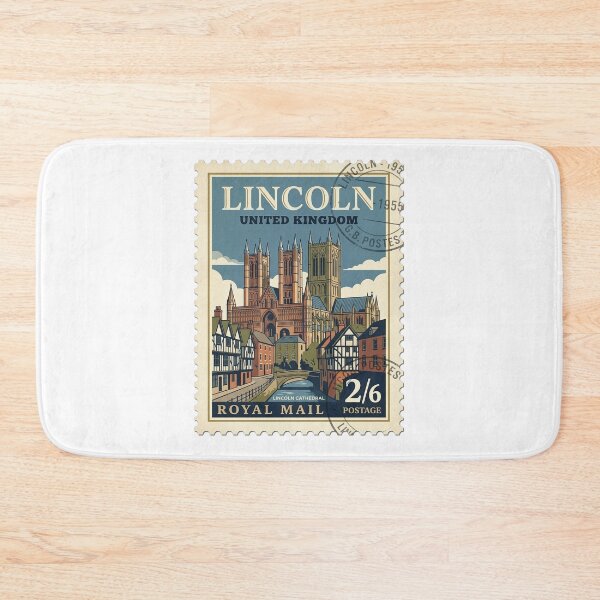 Item preview, Vintage Lincoln Cathedral United Kingdom Travel Stamp designed and sold by k3rstman1.
