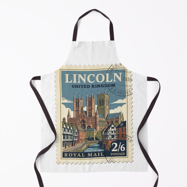 Item preview, Vintage Lincoln Cathedral United Kingdom Travel Stamp designed and sold by k3rstman1.