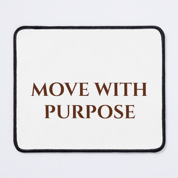 Item preview, Move With Purpose | Minimalist Motivational Typography Quote designed and sold by MagicArtzz.