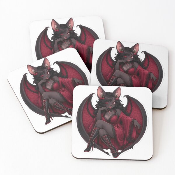 Item preview, Cherry Bat Gothic Flirt designed and sold by Furrenzy.