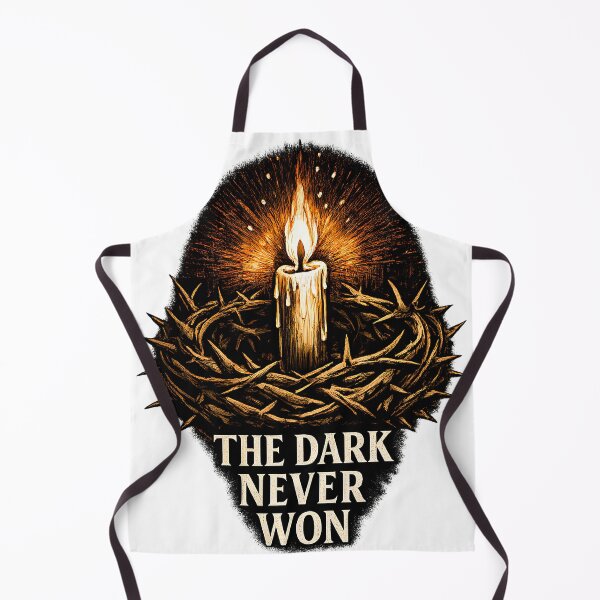 Item preview, The Dark Never Won John 1:5 Light in Darkness Candle designed and sold by Skotecky.