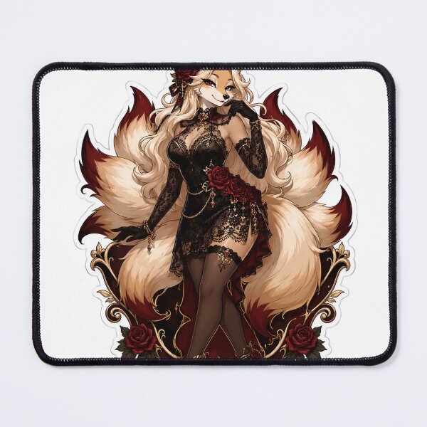 Item preview, Lace Kitsune Heartbreaker designed and sold by Furrenzy.