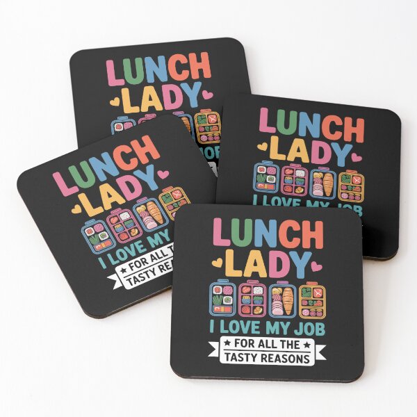 Item preview, LUNCH LADY  I LOVE MY JOB  FOR ALL THE TASTY REASONS designed and sold by jkrphoto.