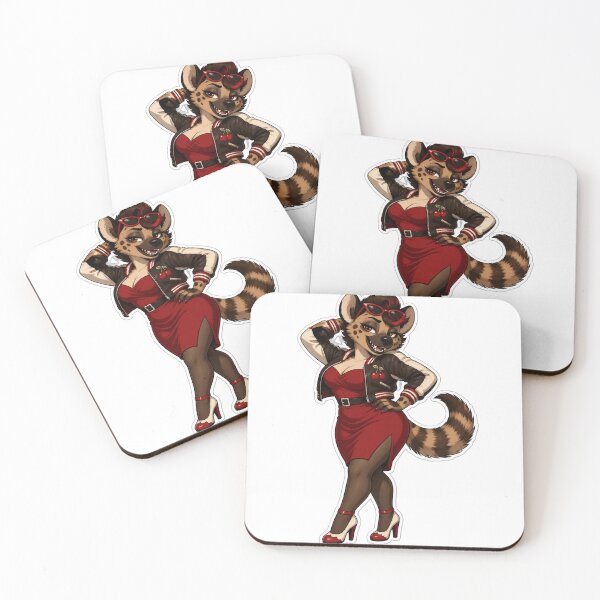 Item preview, Cherry Cola Hyena Babe designed and sold by Furrenzy.