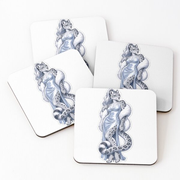 Item preview, Satin Snow Leopard designed and sold by Furrenzy.