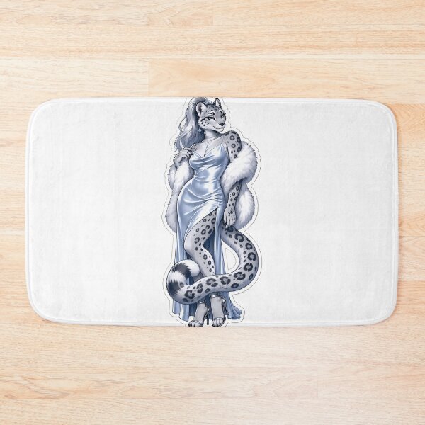 Item preview, Satin Snow Leopard designed and sold by Furrenzy.