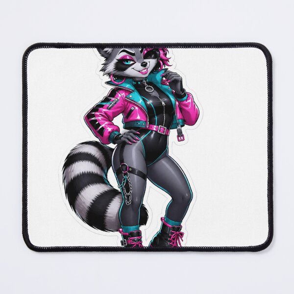 Item preview, Neon Raccoon Vixen designed and sold by Furrenzy.