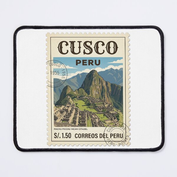 Item preview, Vintage Machu Picchu Peru Travel Stamp Cusco designed and sold by k3rstman1.