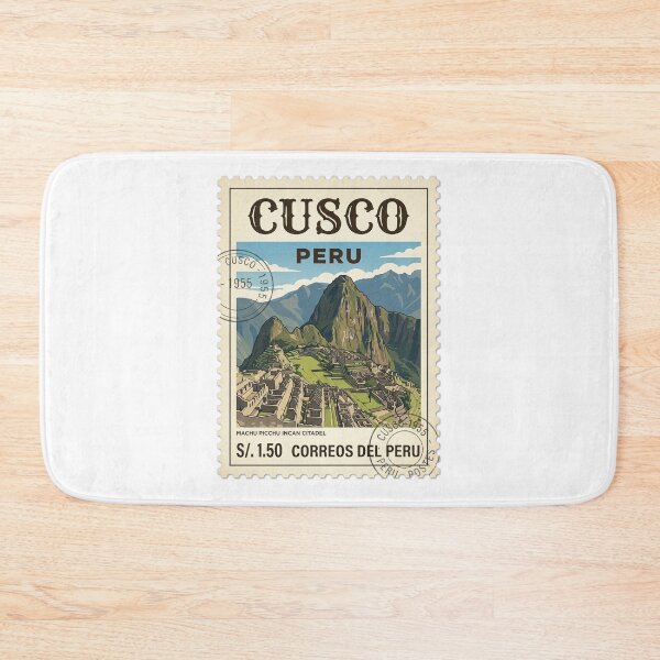 Item preview, Vintage Machu Picchu Peru Travel Stamp Cusco designed and sold by k3rstman1.