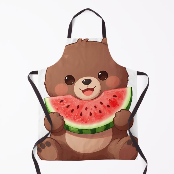 Item preview, Brown Bear Cub Watermelon Slice designed and sold by pumsquare.