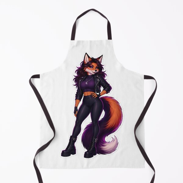Item preview, Midnight Vixen Baddie Furry Goth Fox designed and sold by Furrenzy.