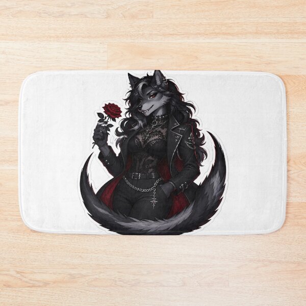 Item preview, Goth Wolf Heartbreaker Furry Aesthetic designed and sold by Furrenzy.