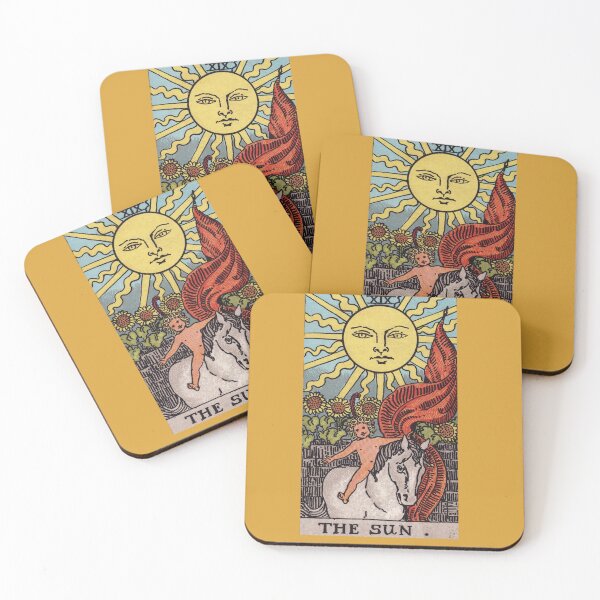 Item preview,  Vintage Seamless - The Sun Tarot Card Pattern  designed and sold by energyoflove333.