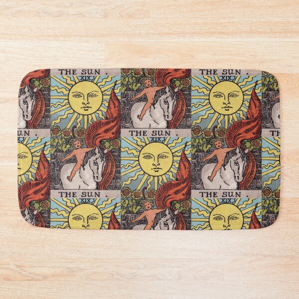 Item preview,  Vintage Seamless - The Sun Tarot Card Pattern  designed and sold by energyoflove333.