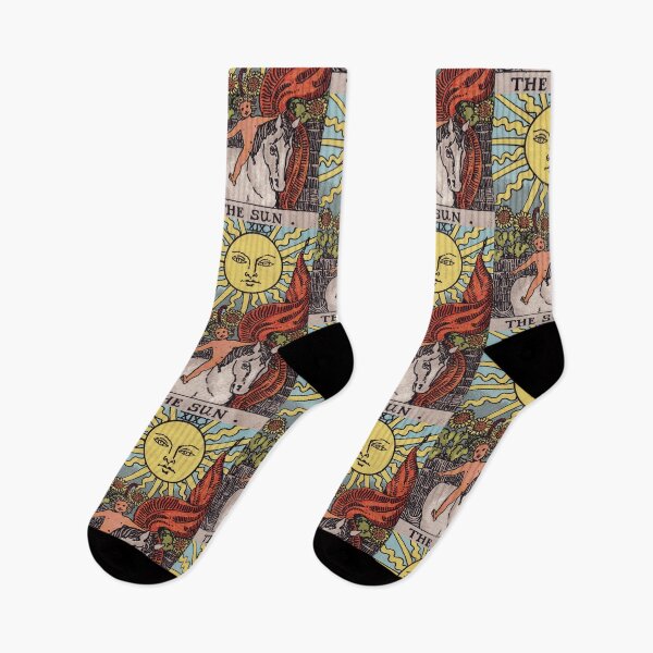 Item preview,  Vintage Seamless - The Sun Tarot Card Pattern  designed and sold by energyoflove333.