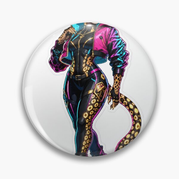 Artikelvorschau, Cyber Leopard After Dark Furry Clubcore entworfen und verkauft von Furrenzy.