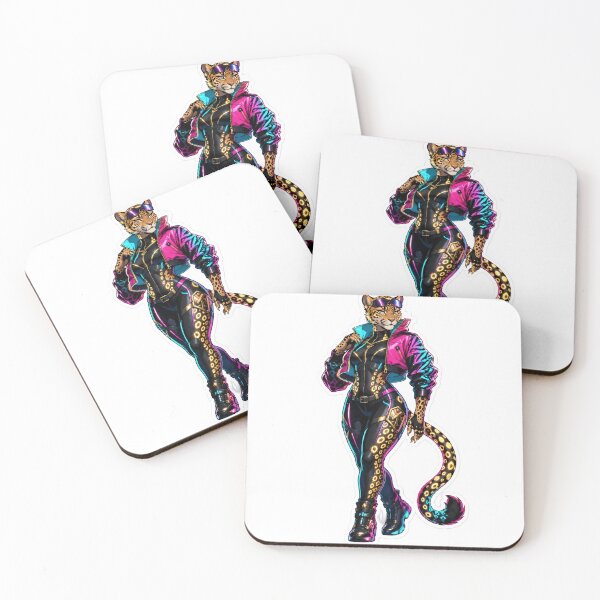 Item preview, Cyber Leopard After Dark Furry Clubcore designed and sold by Furrenzy.
