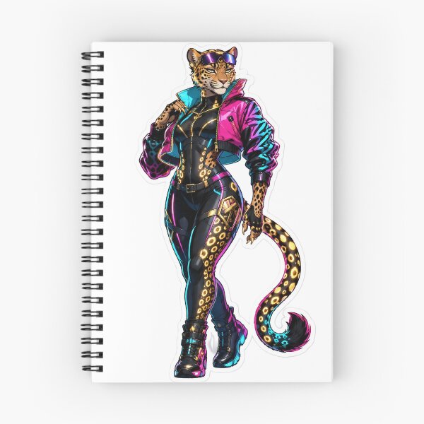 Item preview, Cyber Leopard After Dark Furry Clubcore designed and sold by Furrenzy.