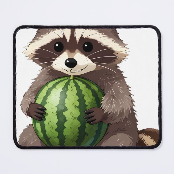 Item preview, Raccoon Watermelon Thief designed and sold by pumsquare.
