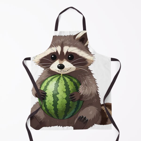 Item preview, Raccoon Watermelon Thief designed and sold by pumsquare.