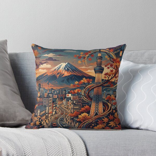 Item preview, The Fusion of Mount Fuji and Tokyo Skytree designed and sold by iris-festival.