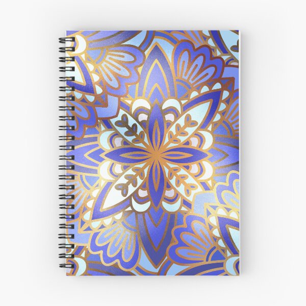 Item preview, Whimsical Blue Mandala designed and sold by elenabdesigns.