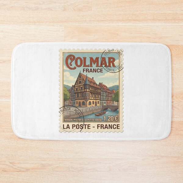 Item preview, Colmar France Maison Pfister Vintage Travel Stamp designed and sold by k3rstman1.
