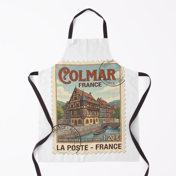 Item preview, Colmar France Maison Pfister Vintage Travel Stamp designed and sold by k3rstman1.
