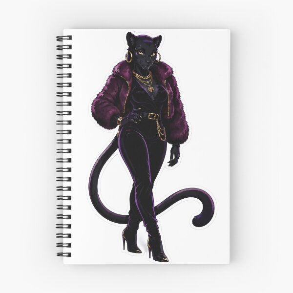 Item preview, Velvet Panther Siren Furry Glam Goth designed and sold by Furrenzy.