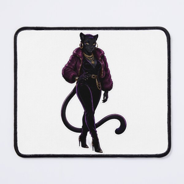 Item preview, Velvet Panther Siren Furry Glam Goth designed and sold by Furrenzy.