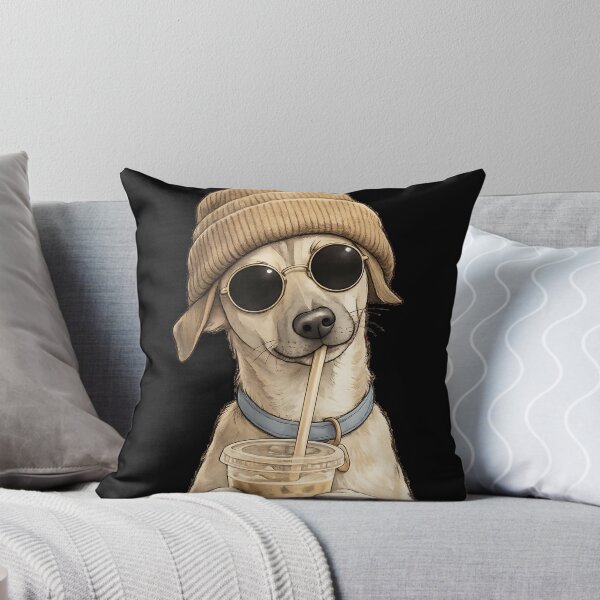 Item preview, Cute Coffee Lover Puppy Aesthetic designed and sold by LinaDesign Store.