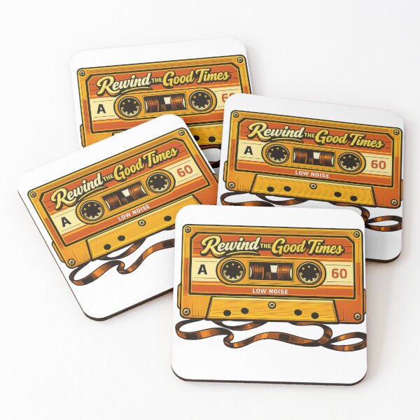 Item preview, Rewind The Good Times - Vintage Cassette Retro designed and sold by Navarro-Vintage.