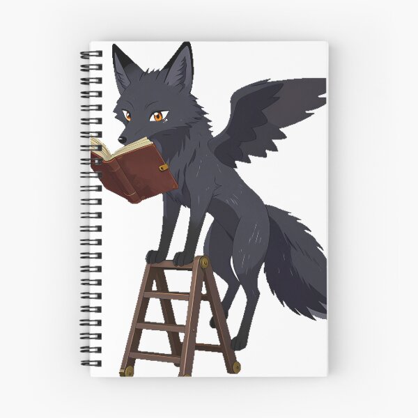 Item preview, Gothic Fox Library Ladder designed and sold by IllumeInk.