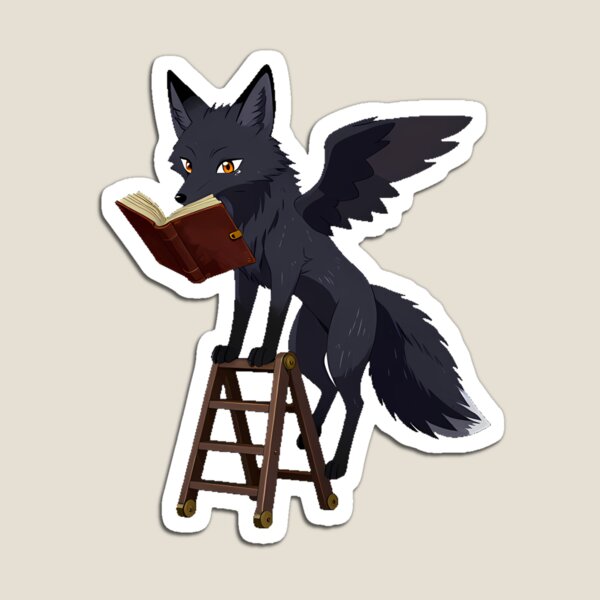 Item preview, Gothic Fox Library Ladder designed and sold by IllumeInk.