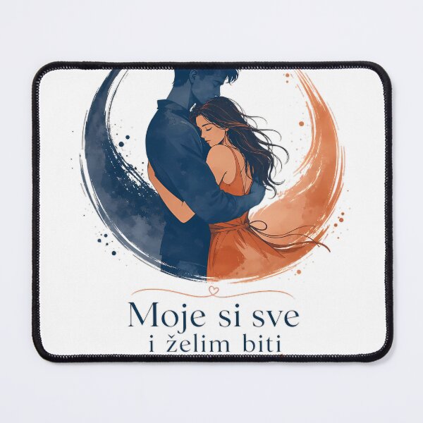 Item preview, You Are My Everything Romantic Couple Circle Art designed and sold by DignityLab.