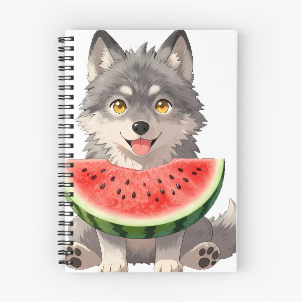 Item preview, Gray Wolf Watermelon Feast designed and sold by pumsquare.