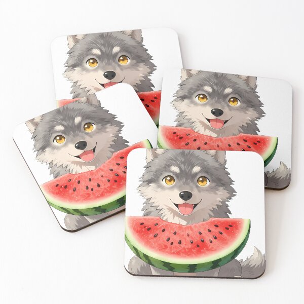 Item preview, Gray Wolf Watermelon Feast designed and sold by pumsquare.
