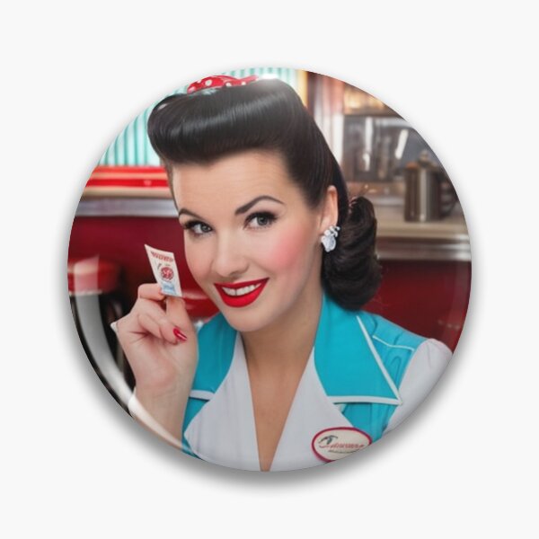 Item preview, Cinema - Stylized Waitress, Icon of the American Diner designed and sold by Beat-It.
