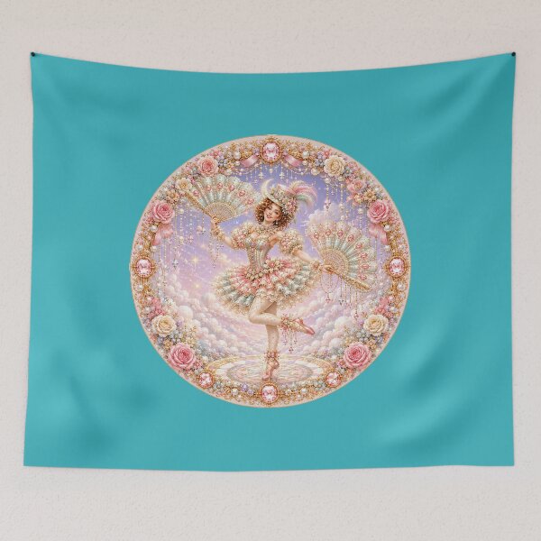 Item preview, Jeweled Fan Dancer in a Celestial Rose Circus designed and sold by sunbowjp stadio.