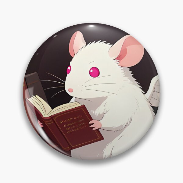 Item preview, White Rat Book Nook designed and sold by IllumeInk.