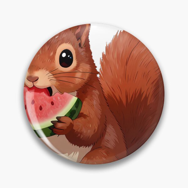 Item preview, Red Squirrel Watermelon Snack designed and sold by pumsquare.