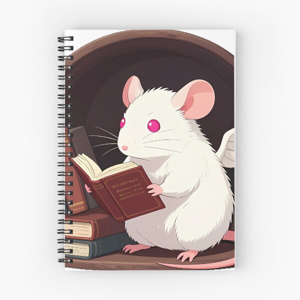 Item preview, White Rat Book Nook designed and sold by IllumeInk.