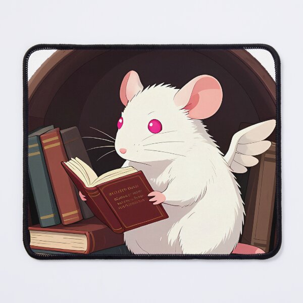 Item preview, White Rat Book Nook designed and sold by IllumeInk.