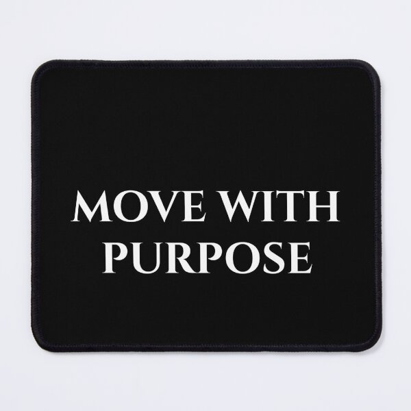 Item preview, Move With Purpose | Minimalist Motivational Typography Quote designed and sold by MagicArtzz.