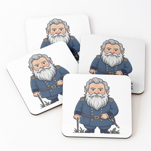 Item preview, President Ulysses S Grant Civil War Garden Gnome designed and sold by Bad-Decisions-Designs.