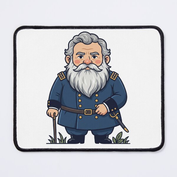 Item preview, President Ulysses S Grant Civil War Garden Gnome designed and sold by Bad-Decisions-Designs.