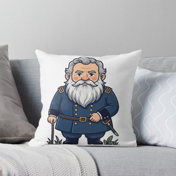 Item preview, President Ulysses S Grant Civil War Garden Gnome designed and sold by Bad-Decisions-Designs.