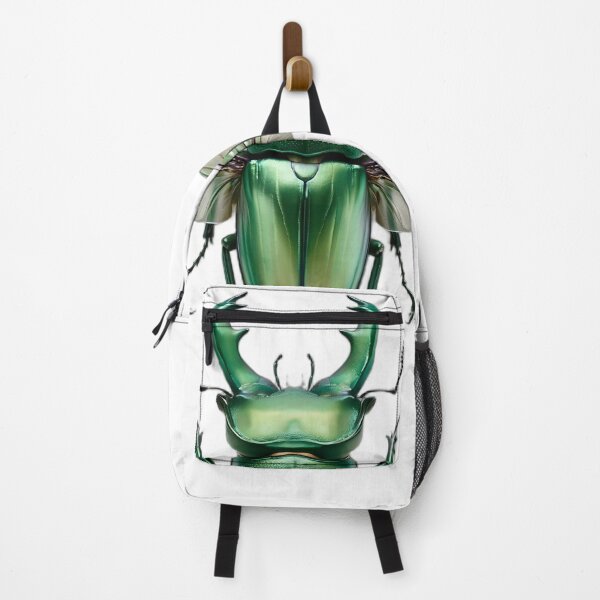Item preview, Hyper Realistic Metallic Green Stag Beetle Scientific Art designed and sold by UniqYou.