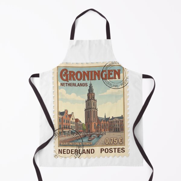 Item preview, Martinitoren Tower Groningen Netherlands Travel Stamp designed and sold by k3rstman1.
