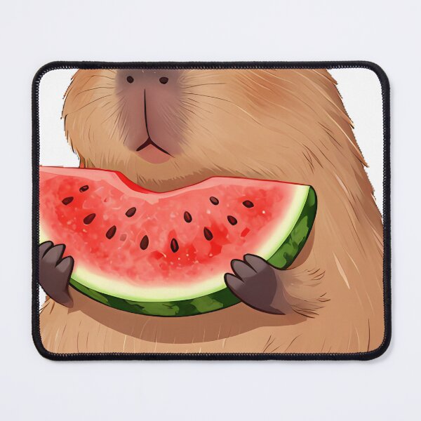 Item preview, Capybara Watermelon Snack designed and sold by pumsquare.